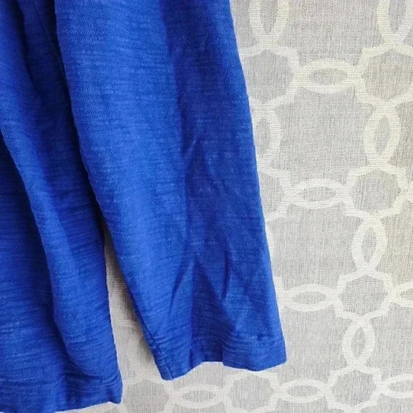 Banana Republic Heritage Collection Blue Textured Long Sleeve Polo Men's XL - Picture 4 of 9